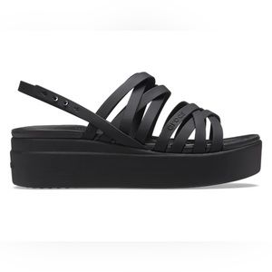 Crocs- Brooklyn Strappy Low Wedge Sandals